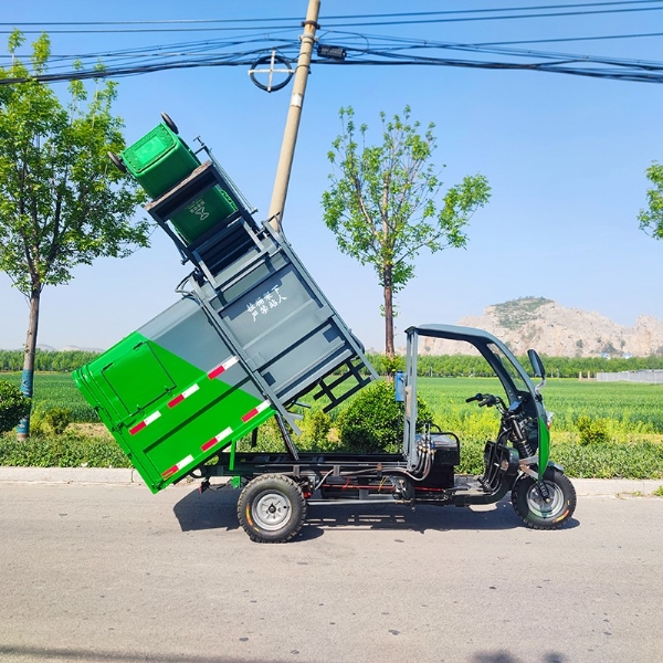 简易棚挂桶垃圾车