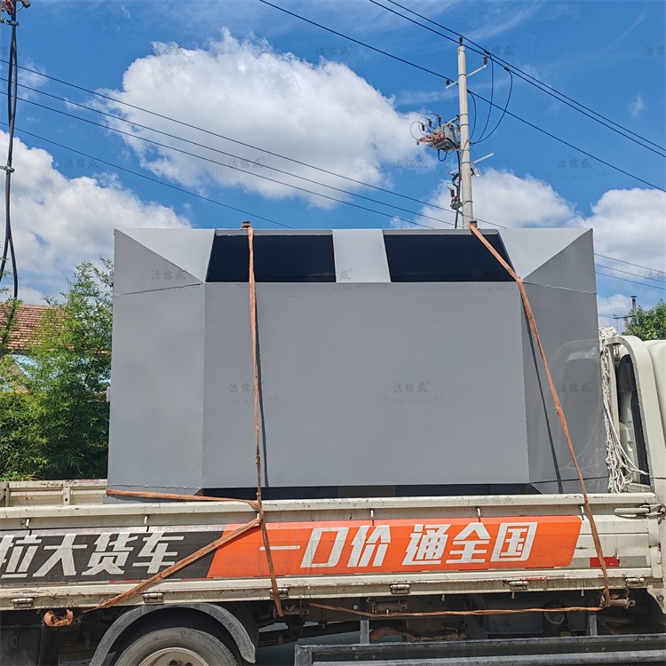 1件定制款垃圾箱发往山东省莱芜市