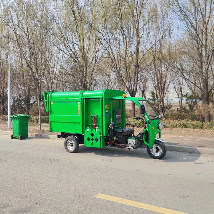 10辆电动三轮挂桶垃圾车发往山西
