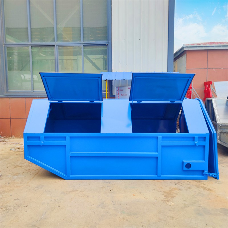 摆臂船式垃圾箱
