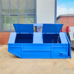 摆臂船式垃圾箱