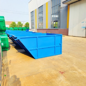 3方蓝色摆臂垃圾斗