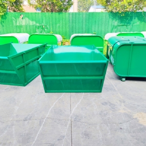 3方全绿摆臂垃圾斗