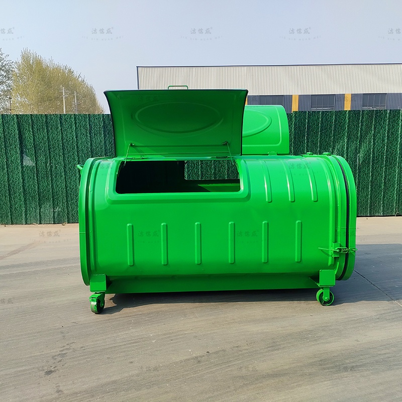 对角开门新款压膜垃圾箱