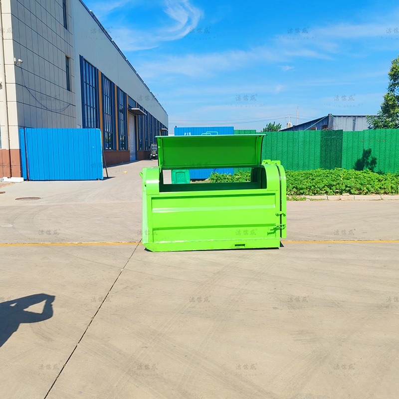 果绿小型勾臂垃圾箱