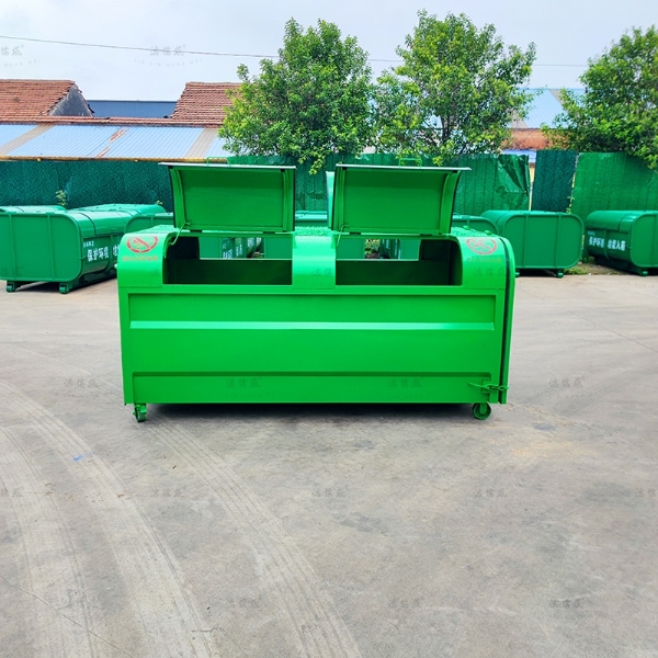 上圆下直4个投料口全绿勾臂箱