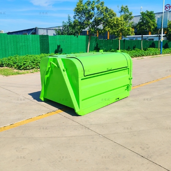 果绿小型勾臂垃圾箱