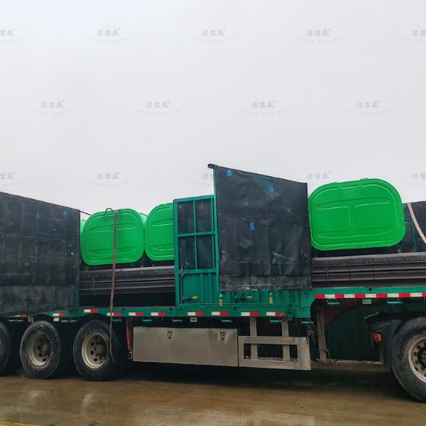 5个压膜勾臂箱发往黑龙江省